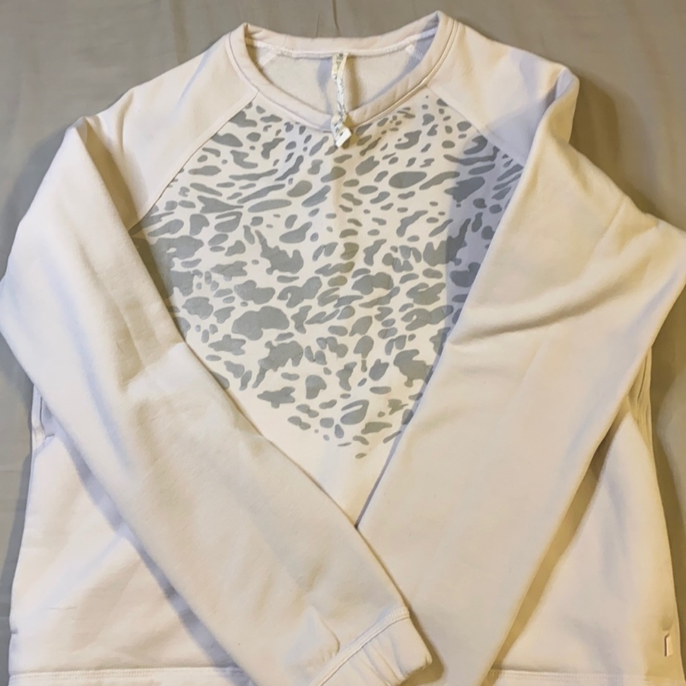 Lululemon Off White Snapshot Crew Sweatshirt